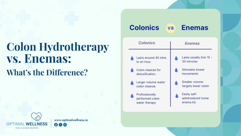 Colon Hydrotherapy vs. Enemas What’s the Difference